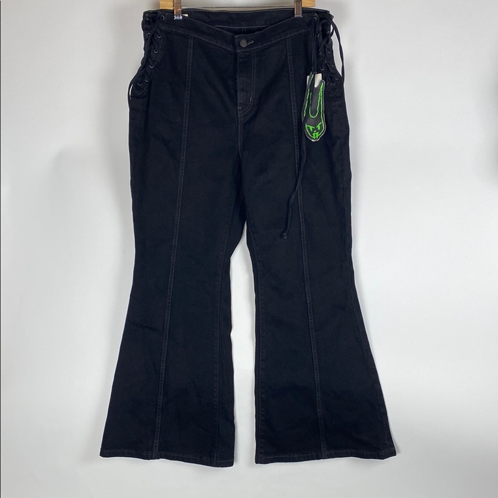 Levis Premium Haut De Gamme Flare Wide Leg Jeans Women’s Size W33 / W18